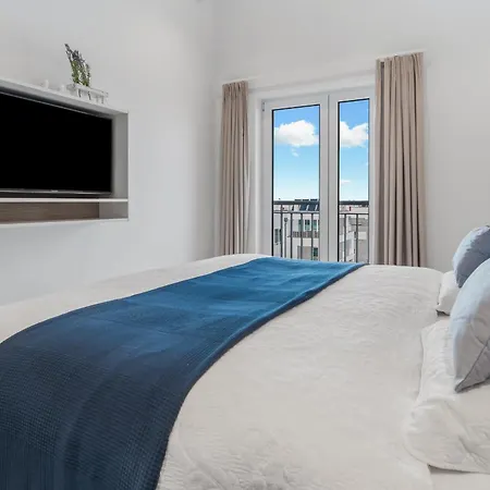 Admiralsdeck Panoramablick, Finnische Sauna, 3 Baeder, Fahrstuhl, 2 Terrassen Apartamento *