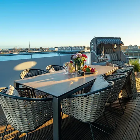 Apartamento Admiralsdeck Panoramablick, Finnische Sauna, 3 Baeder, Fahrstuhl, 2 Terrassen