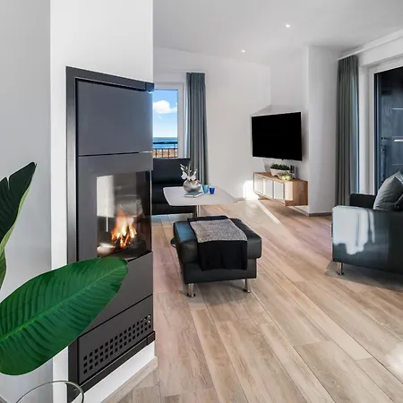 Apartamento Admiralsdeck Panoramablick, Finnische Sauna, 3 Baeder, Fahrstuhl, 2 Terrassen *