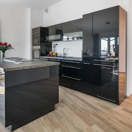 Admiralsdeck Panoramablick, Finnische Sauna, 3 Baeder, Fahrstuhl, 2 Terrassen * Olpenitz