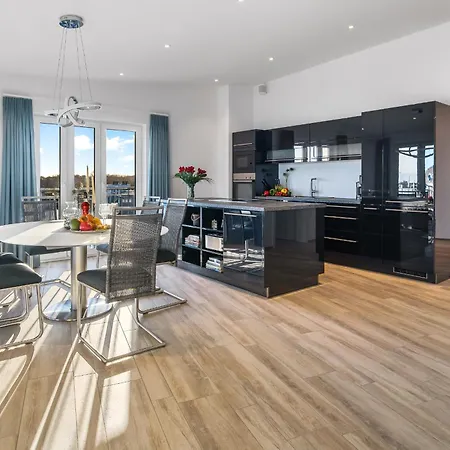 Apartamento Admiralsdeck Panoramablick, Finnische Sauna, 3 Baeder, Fahrstuhl, 2 Terrassen *