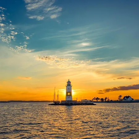 Admiralsdeck Panoramablick, Finnische Sauna, 3 Baeder, Fahrstuhl, 2 Terrassen Apartamento Olpenitz